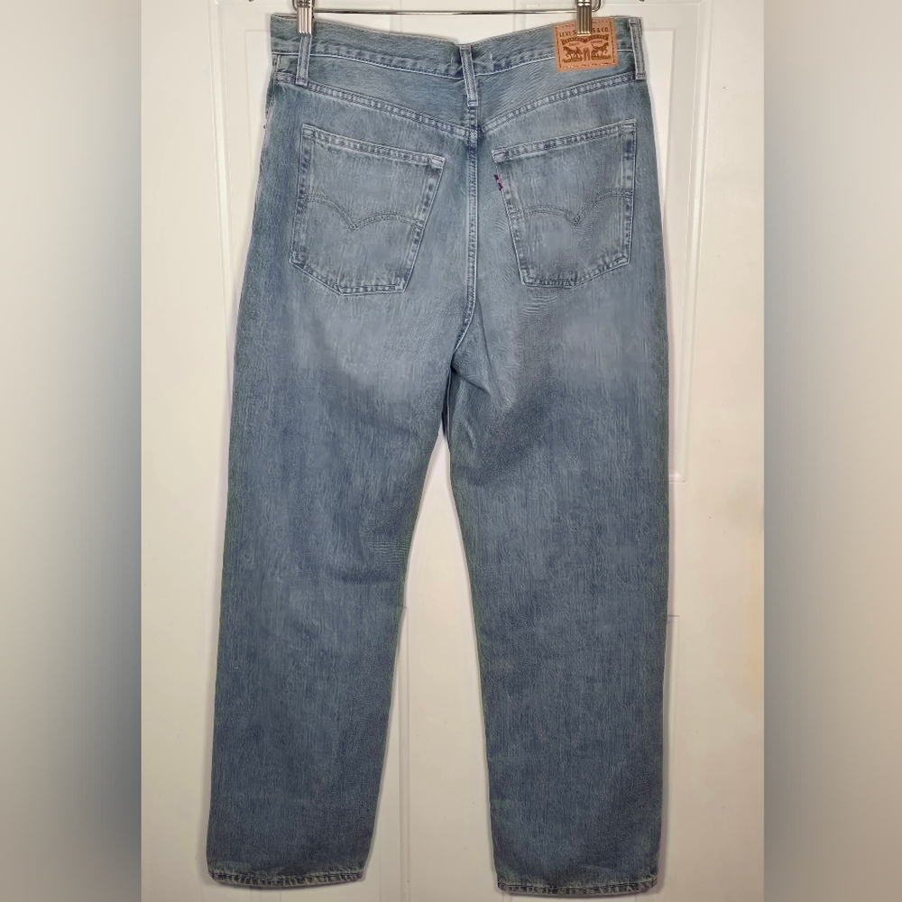 Levi's '94 Baggy Blue Distressed Higg Rise Jeans - Picture 6 of 11